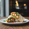 Buffalo chicken wraps